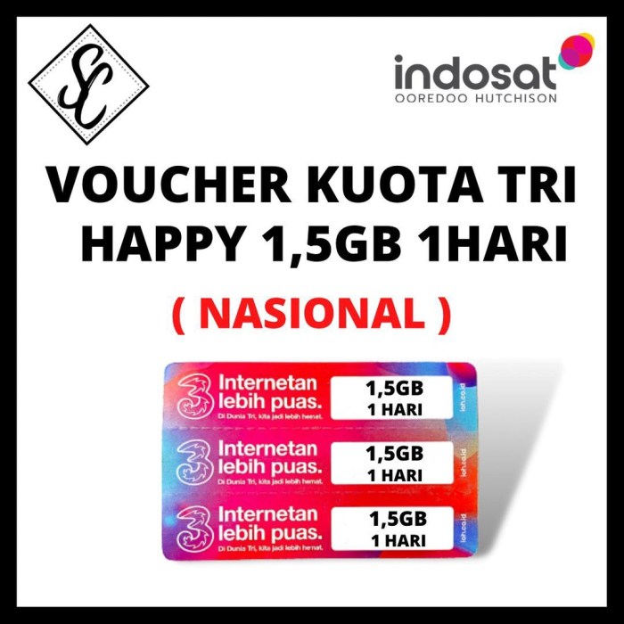 Cara stop paket tri happy 1 5gb 1 hari