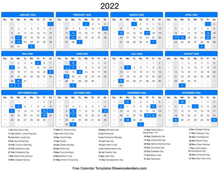 Kalender 2022 lengkap dengan tanggal merah