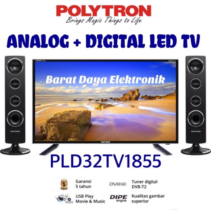 Cara memperbaiki tv led polytron tidak ada gambar