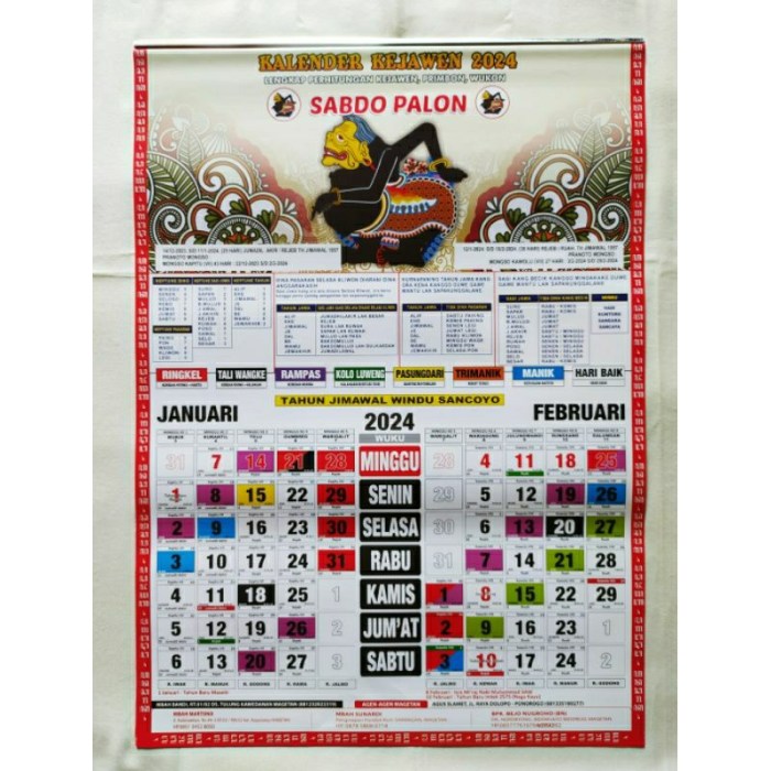 Kalender 1981 lengkap dengan weton