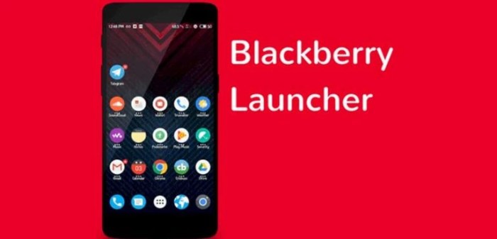 Launcher blackberry android