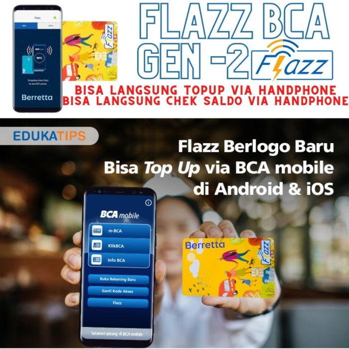 Cara beli pulsa pakai flazz bca