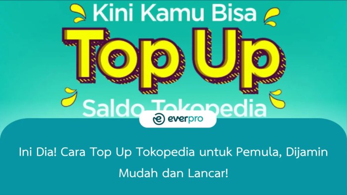 Top up dana lewat tokopedia