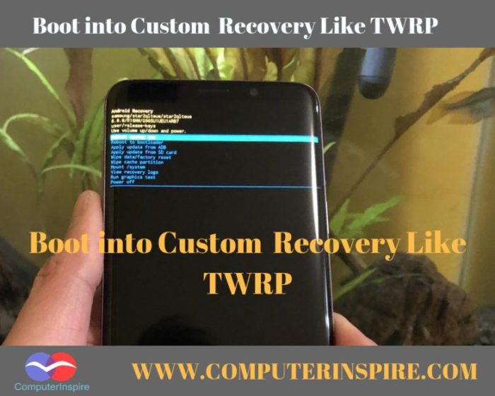 Cara masuk twrp