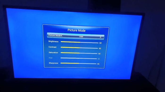 Brightness samsung tv picture adjust settings smart