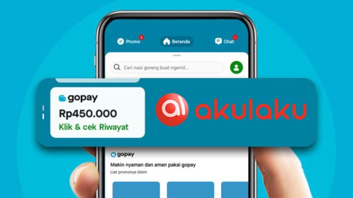 Top up gopay pakai akulaku paylater