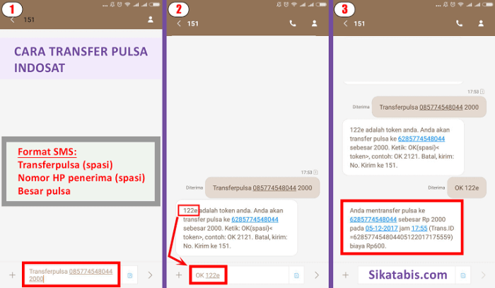 Cara beli paket im3 lewat sms