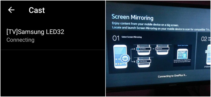 Cara menyambungkan hp samsung ke tv xiaomi