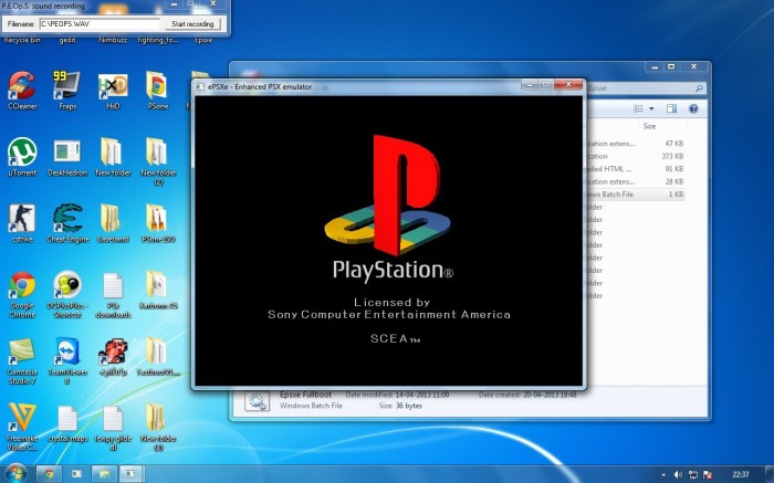 Emulators emulator ps1 desktops geekymint