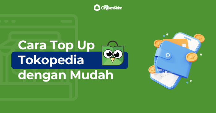 Top up dana dari tokopedia