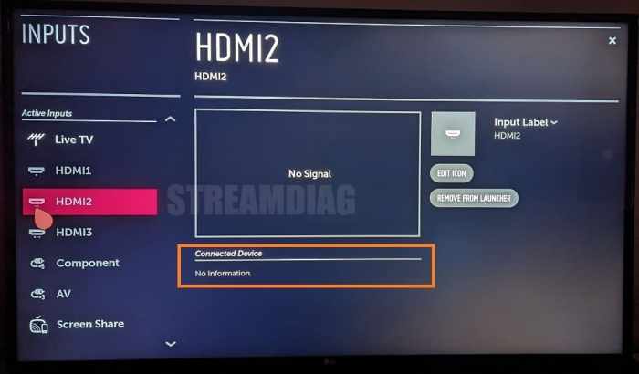 Hdmi tidak terdeteksi di tv lg