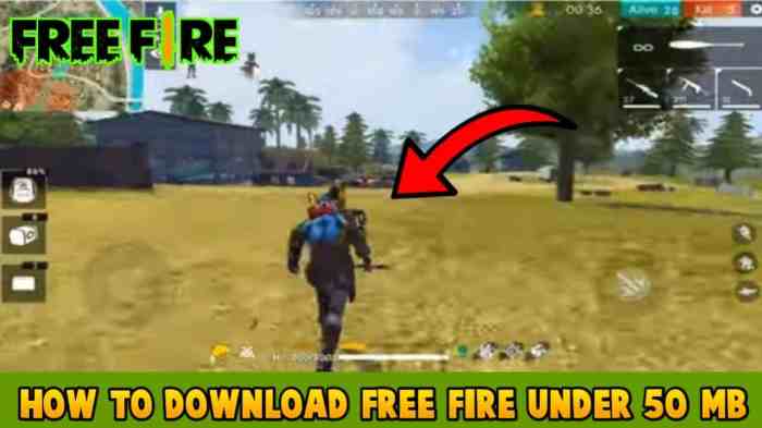 Download free fire mb kecil