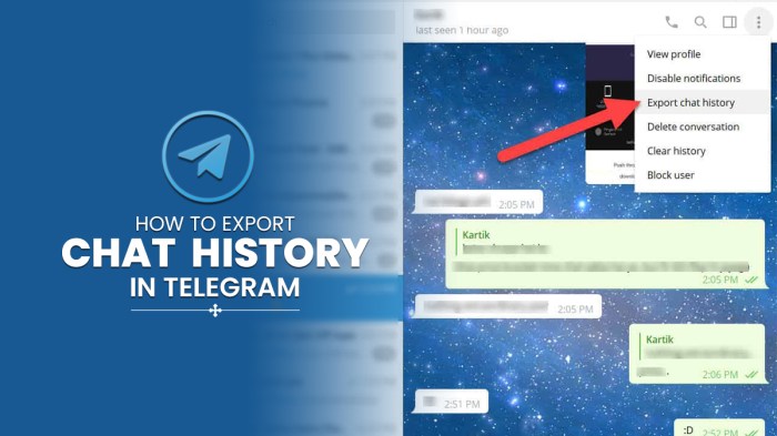 Cara melihat history telegram