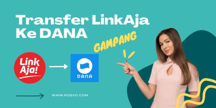 Transfer linkaja ke dana tanpa biaya admin