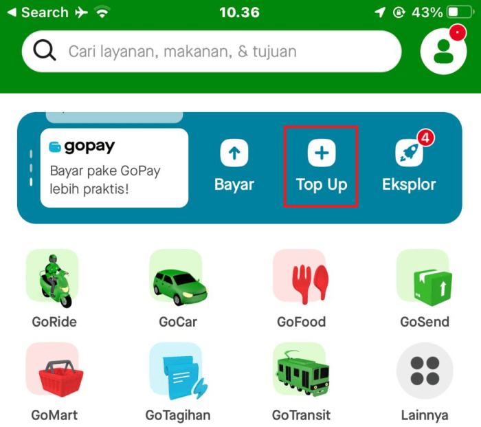 Top up gopay pakai akulaku paylater