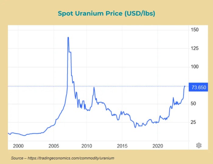 Harga uranium 1 kg