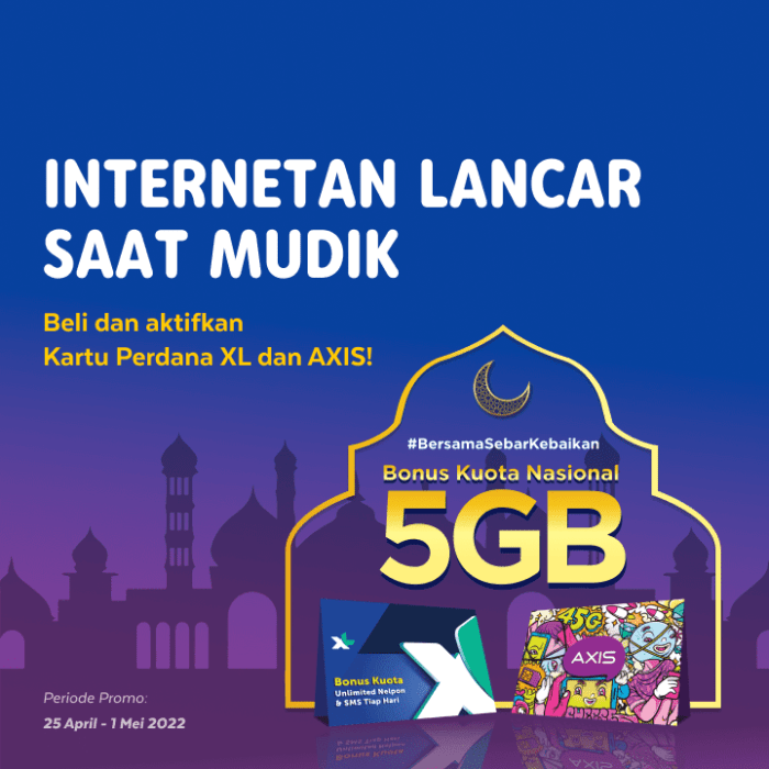 Bonus pelanggan baru axis 5gb tidak bisa digunakan