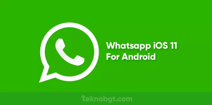 Download whatsapp ios 11 for android