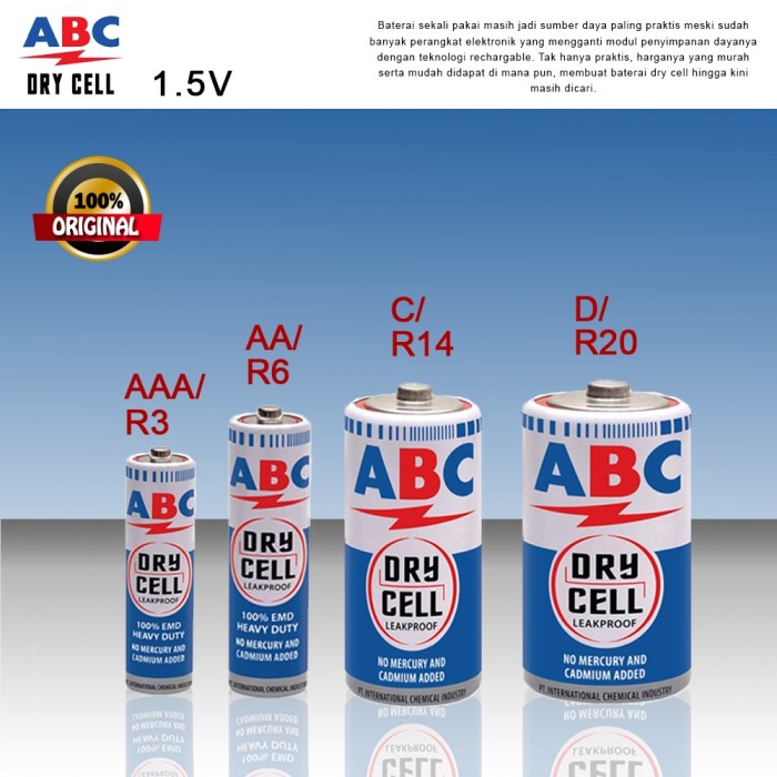 Apakah baterai abc bisa di cas