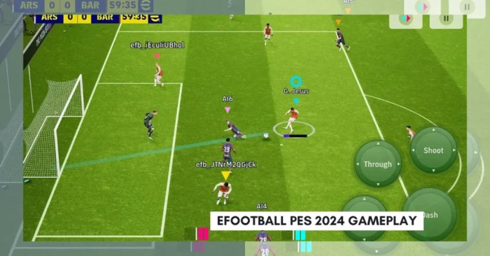 Cara main pes 2023