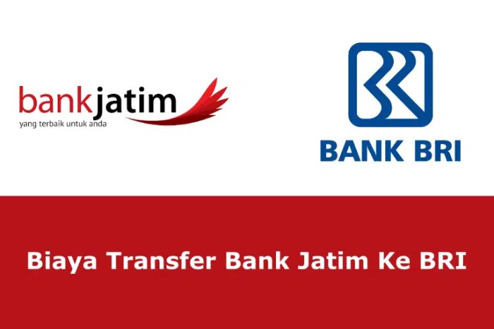 Biaya tf bri ke bank jatim