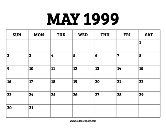 1993 calendars