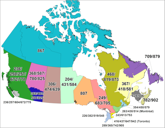 Area bourne code map dialling