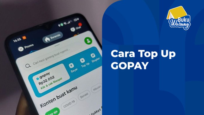 Cara top up gopay driver via mandiri