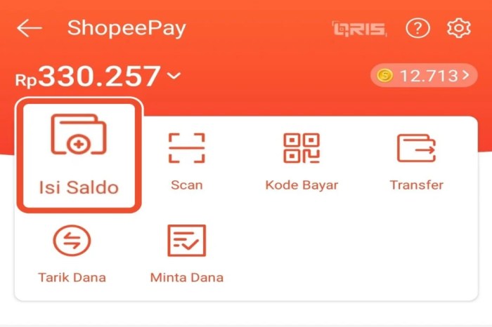 Cara isi shopeepay lewat atm bersama