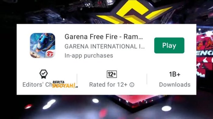 Top up ff google play