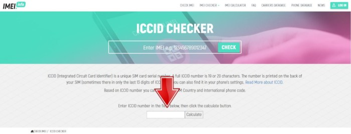 Cek iccid tri online