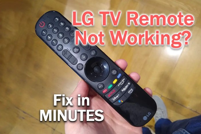 Tv lg tombol dan remote tidak berfungsi