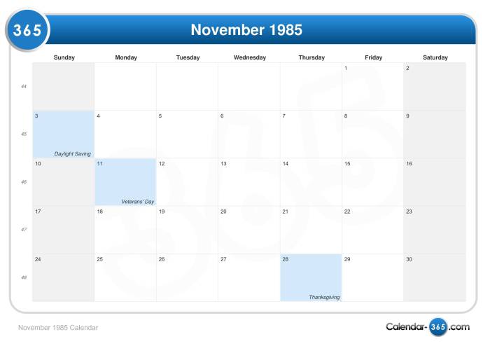 Kalender september 1985 lengkap dengan weton