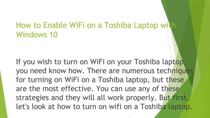 Cara menyambungkan wifi ke laptop toshiba