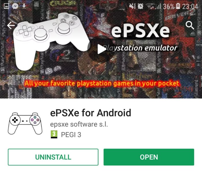 Cara instal game ps1 di android