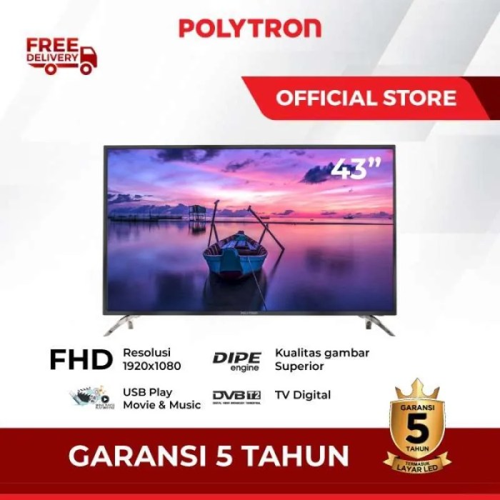 Cara mengatur kecerahan tv polytron