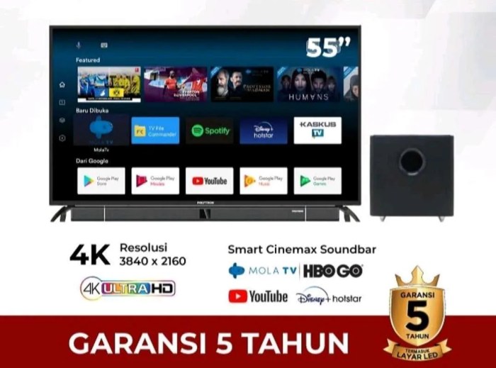 Angka kecerahan tv polytron tabung yang bagus