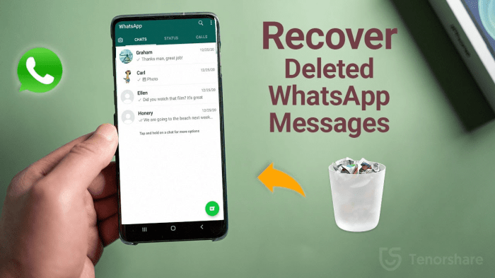 Whatsapp backup messages without recover deleted restore recovery here android