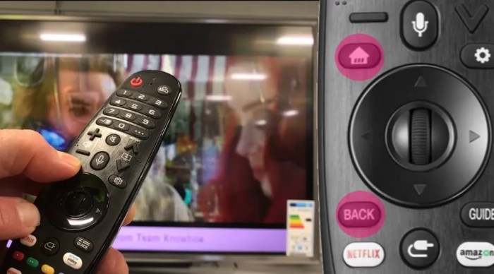 Tv led lg tombol dan remote tidak berfungsi