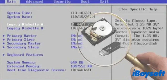 Hdd caddy tidak terbaca di bios