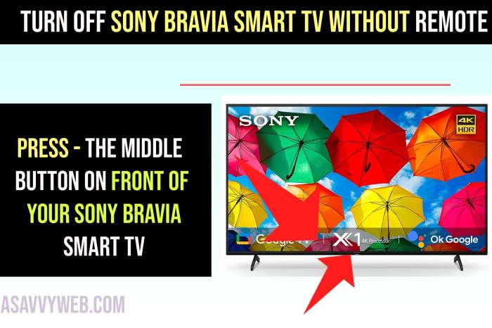 Sony bravia tv reset turn