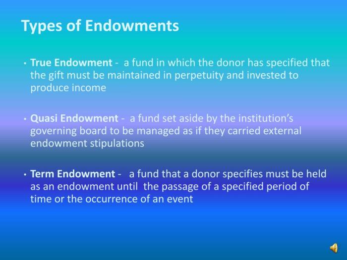 Endowment ssr