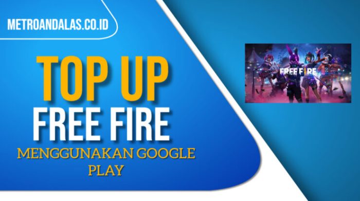 Top up ff menggunakan saldo google play